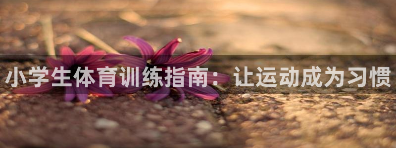 意昂平台注册：小学生体育训练指南：让运动成为习惯