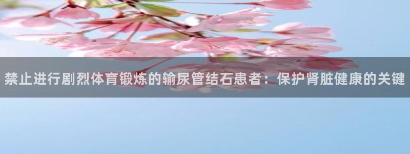 成都伟德国际电子有限公司：禁止进行剧烈体育锻炼的输尿管结石患者：保护肾脏健康的关键